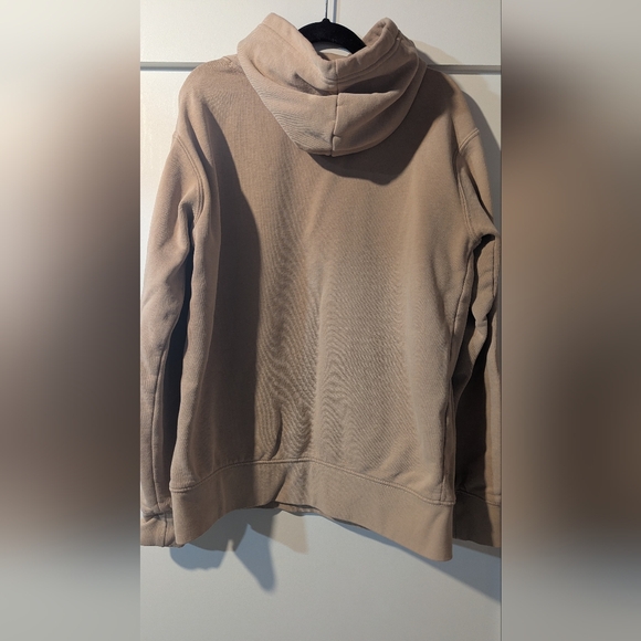 Jordan Tan Hoodie with Red Logo - Picture 2 of 3